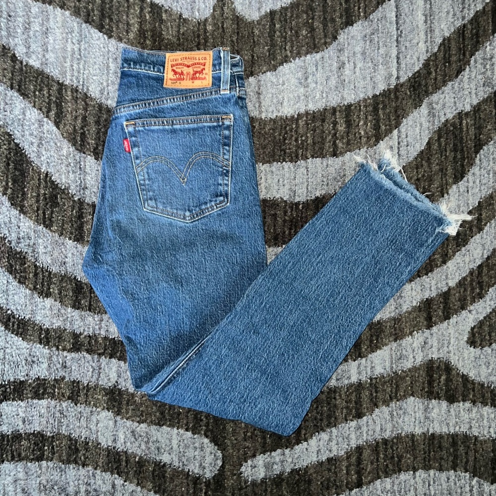 Levi's Women's 501 Skinny Distressed Jeans